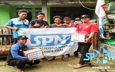 SOLIDARITAS PSP SPN PT BMKU KEPADA KORBAN TSUNAMI BANTEN