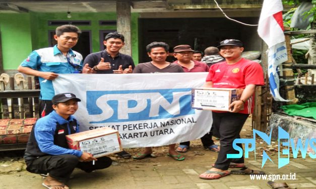 SOLIDARITAS PSP SPN PT BMKU KEPADA KORBAN TSUNAMI BANTEN