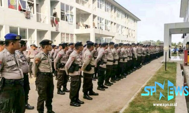 JELANG PERUNDINGAN, POLRI KIRIM BANTUAN PASUKAN KE PT IMIP