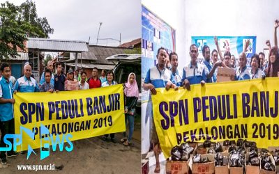 SOLIDARITAS DPP SPN UNTUK ANGGOTA KORBAN BANJIR PEKALONGAN