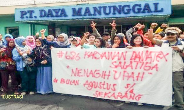 PEKERJA PT DAMATEX SALATIGA TOLAK PESANGON DICICIL 30 BULAN