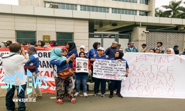 AKSI UNJUK RASA PT SKB DI KEMNAKER DAN KEDUBES KOREA SELATAN