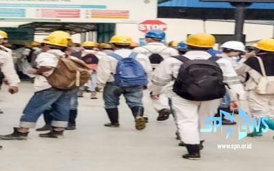 AKIBAT PERSEDIAN MAKANAN MENIPIS, PEKERJA PT IMIP DIPULANGKAN