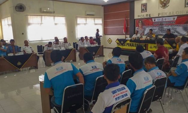PERSIAPAN PERINGATAN HARI BURUH DI KABUPATEN PEKALONGAN