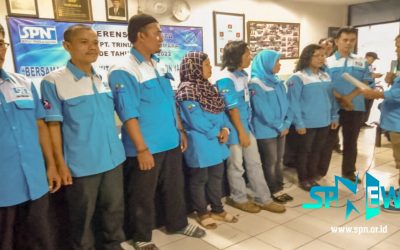 AMIN TERPILIH SEBAGAI KETUA BARU PSP SPN PT TRINUNGGAL KOMARA PERIODE 2019 – 2022