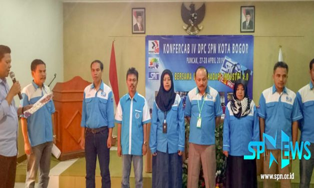 BUDI MUDRIKAH TERPILIH KEMBALI MENJADI KETUA DPC SPN KOTA BOGOR PERIODE 2019 – 2024