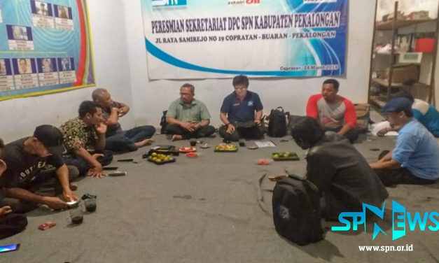 KUNJUNGAN KERJA DPP SPN KE DPC SPN KABUPATEN PEKALONGAN