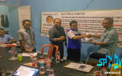 KUNJUNGAN KERJA DPP SPN KE DPC SPN KABUPATEN BEKASI
