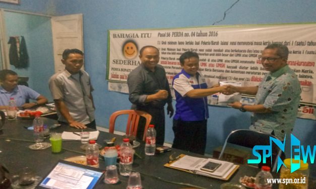 KUNJUNGAN KERJA DPP SPN KE DPC SPN KABUPATEN BEKASI