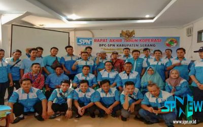 RAPAT AKHIR TAHUN KOPERASI DPC SPN KABUPATEN SERANG