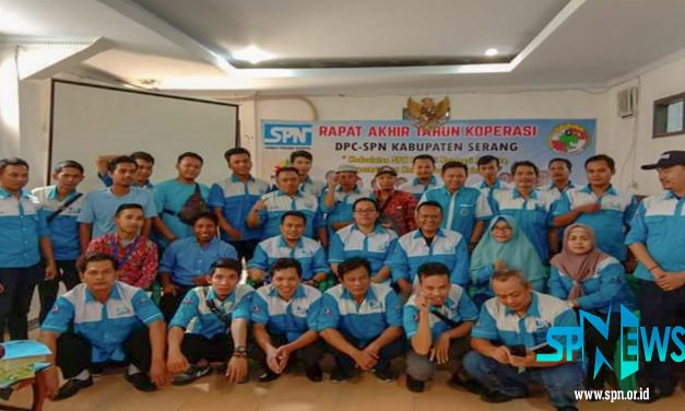 RAPAT AKHIR TAHUN KOPERASI DPC SPN KABUPATEN SERANG