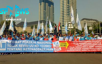 SPN JAWA BARAT TOLAK REVISI UU NO 13/2003