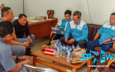 KUNJUNGAN KERJA DPP SPN KE PSP SPN PT POLYPIN CANGGIH KABUPATEN SUMEDANG