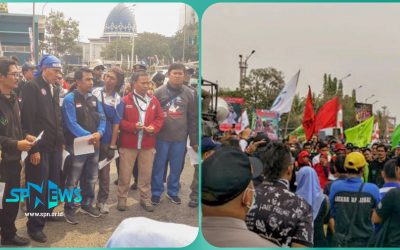 GERAKAN BURUH JAKARTA  MENOLAK REVISI UU 13 TAHUN 2003