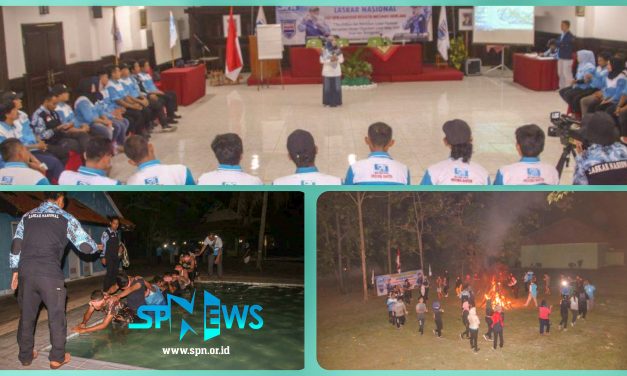 PENDIDIKAN DAN PELANTIKAN LASKAR NASIONAL PSP SPN KAWASAN INDUSTRI NIKOMAS GEMILANG PERIODE 2019