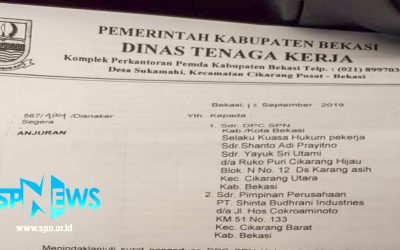 ANJURAN DISNAKER TIDAK SESUAI NORMATIF, PEKERJA CARI KEADILAN DI PHI