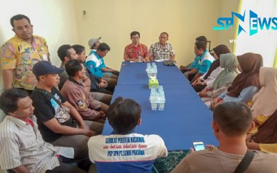 TIDAK JELAS NASIBNYA, PEKERJA PSP SENDI PRATAMA MENGADUKAN NASIBNYA KE DISNAKER