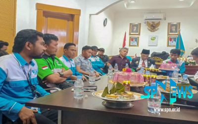 AUDENSI SP/SB DENGAN BUPATI MOROWALI