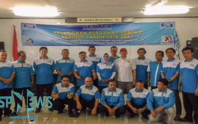 PELANTIKAN PENGURUS TERPILIH PSP SPN PT CENTEX