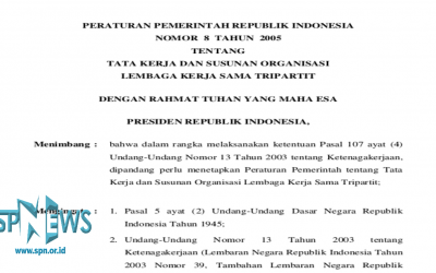 MENGGUGAT KENGGOTAAN LEMBAGA KERJA SAMA TRIPARTIT NASIONAL