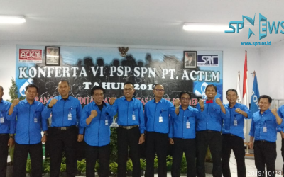 NUR IKHSAN TERPILIH KEMBALI MENJADI KETUA PSP SPN PT ACTEM
