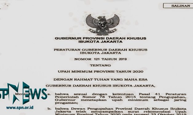 RESMI, UMP 2020 DKI JAKARTA DITETAPKAN