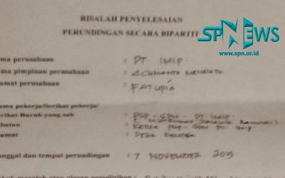 DIANGGAP MANGKIR, RAHMAT MUSTAFA DIPHK PT IMIP