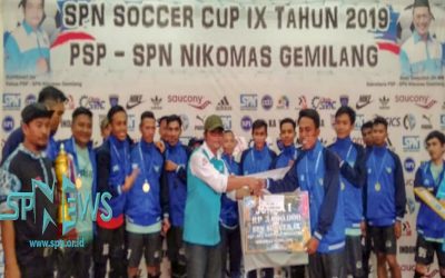 GRAND FINAL SPN SOCCER CUP IX 2019 PSP SPN KAWASAN INDUSTRI NIKOMAS GEMILANG