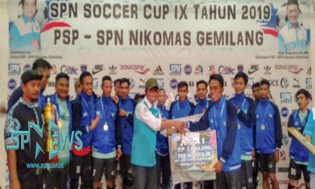 GRAND FINAL SPN SOCCER CUP IX 2019 PSP SPN KAWASAN INDUSTRI NIKOMAS GEMILANG