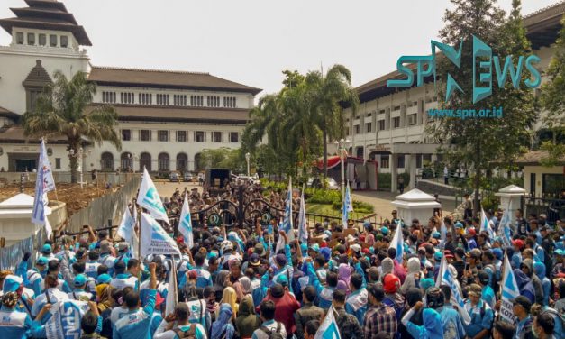 AKSI BESAR SPN JAWA BARAT TOLAK UPAH MURAH