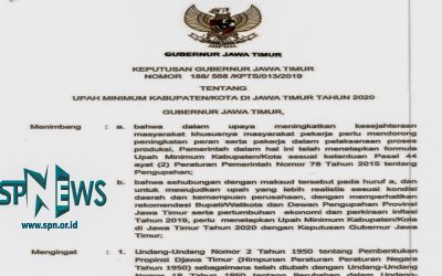 SETELAH UMK DISAHKAN SESUAI PP NO 78/2015, ASA BURUH SIDOARJO TINGGAL MENUNGGU UMSK