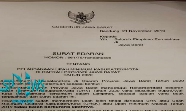 RIDWAN KAMIL BERMAIN API UPAH MINIMUM