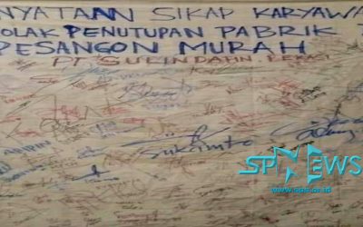 PT SULINDAFIN AKAN TUTUP PABRIK