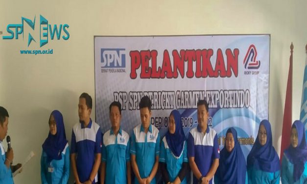 TITI NURHAYATI DILANTIK MENJADI KETUA PSP SPN PT RICKY GARMEN EXPORTINDO