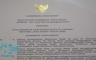 RIDWAN KAMIL AKHIRNYA TERBITKAN SK UMK 2020