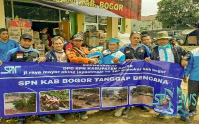 BANTUAN SPN KABUPATEN BOGOR UNTUK KORBAN BENCANA BANJIR
