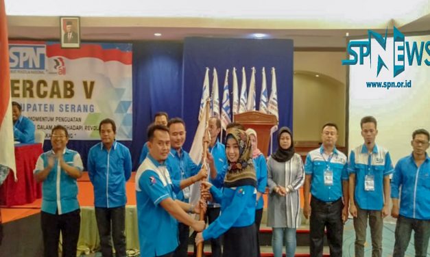 ASEP SAEPULLOH SH MM TERPILIH KEMBALI MENJADI KETUA DPC SPN KABUPATEN SERANG