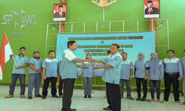 PELANTIKAN PENGURUS DPC SPN KABUPATEN MAGELANG