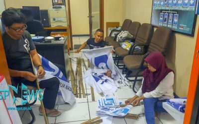 PERSIAPAN AKSI UNJUK RASA TOLAK RUU CIPTA LAPANGAN KERJA