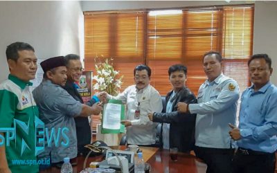 ALIANSI SP/SB BANTEN TOLAK OMNIMBUS LAW RUU CIPTA LAPANGAN KERJA