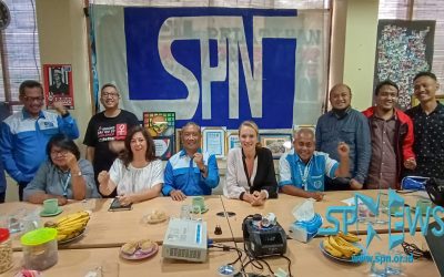 PERTEMUAN DPP SPN DENGAN INDUSTRI ALL DAN H&M