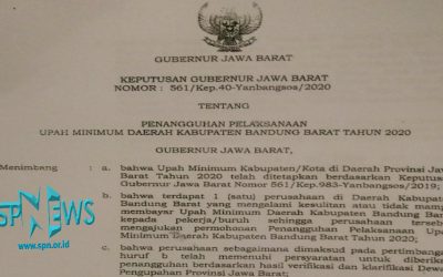 PT TEODORE PAN GARMINDO MENANGGUHKAN UMK 2020