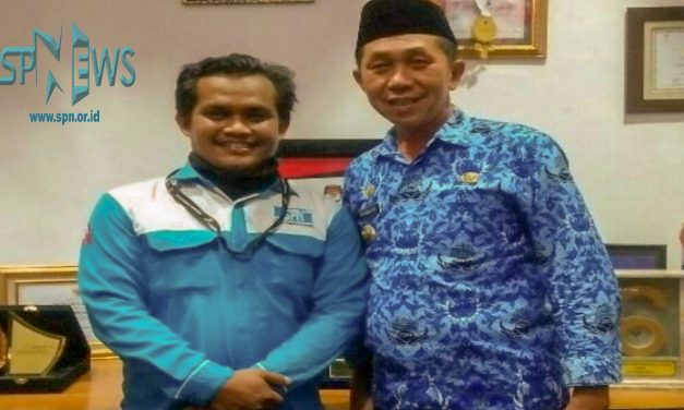 AUDENSI SPN KABUPATEN MOROWALI DENGAN BUPATI
