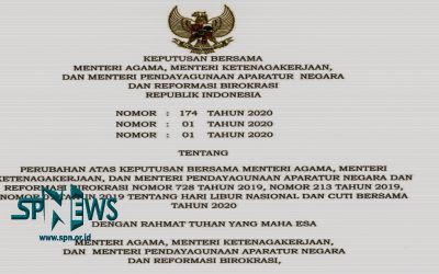 PEMERINTAH REVISI HARI LIBUR NASIONAL DAN CUTI BERSAMA 2020