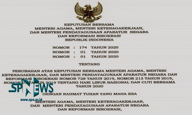 PEMERINTAH REVISI HARI LIBUR NASIONAL DAN CUTI BERSAMA 2020