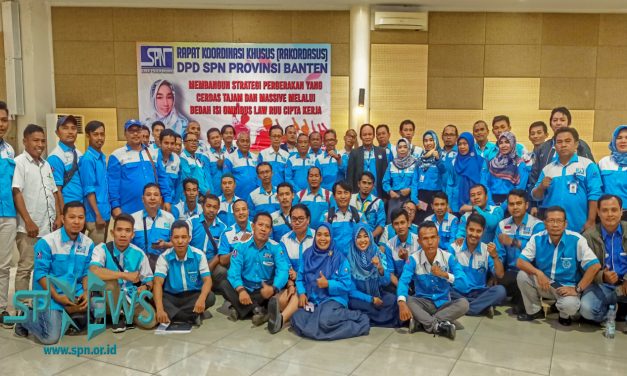 SPN BANTEN TOLAK OMNIMBUS LAW RUU CIKA