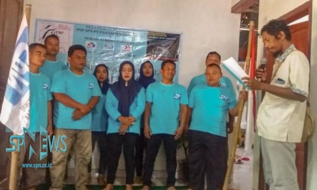 M IBNU MASUD DILANTIK SEBAGAI KETUA PSP SPN PT PANAMTEX 2020 – 2023