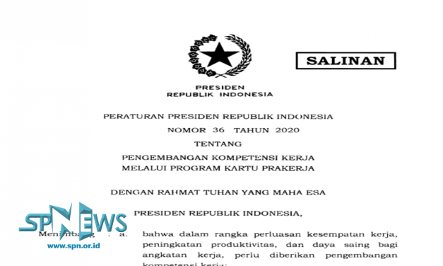 PERPRES PENGEMBANGAN KOMPETENSI KERJA DITANDATANGANI
