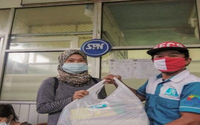 PSP SPN GSI BERIKAN BANTUAN UNTUK ANGGOTA YANG DIRUMAHKAN