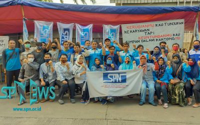 DPD SPN PROVINSI BANTEN SALURKAN PAKET SEMBAKO KE KABUPATEN TANGERANG